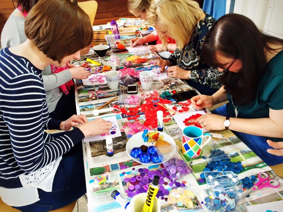 adult craft party leamington spa