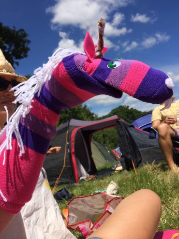Festival Sock Puppet - Unicorn